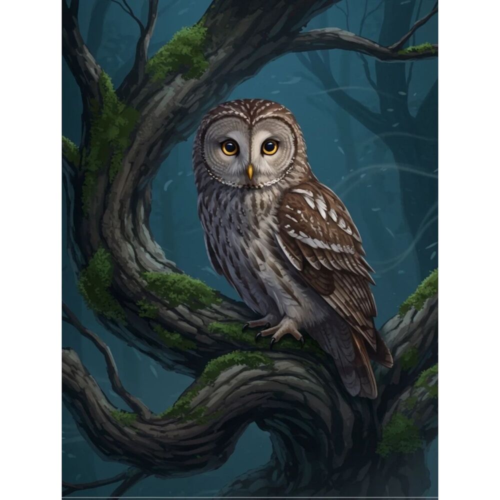 Forest Owl Custom Fridge Magnet Kitchen Home Decor
